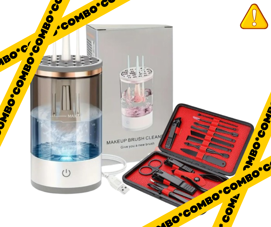 Lavadora Brochas Mas Set 18pcs Manicura